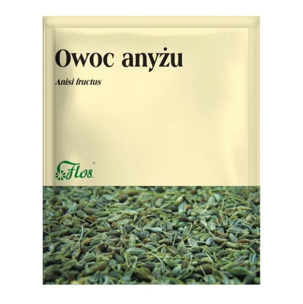 Owoc anyżu, zioło pojedyncze, 50 g (Flos)