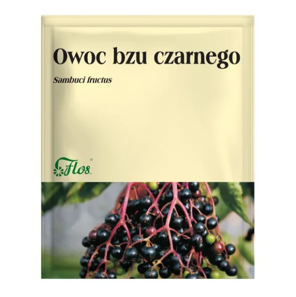 Owoc bzu czarnego, zioła do zaparzania, 50 g (Flos)