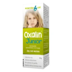 Oxalin Junior, 0,5 mg/g, żel do nosa, 10 g (butelka)