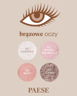 Paese Eyegasm, cień do powiek, 24 dusk, 1,5 g
