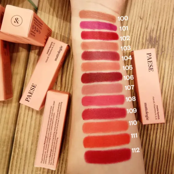 Paese, Mattologie, pomadka do ust, 111 Lava Red, 4,3 g