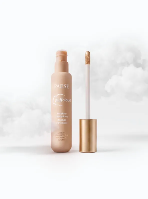 Paese Puff Cloud, korektor peptydowy, 03W Sand Beige, 7 ml