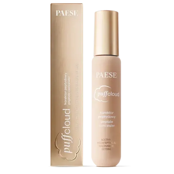 Paese Puff Cloud, korektor peptydowy, 03W Sand Beige, 7 ml