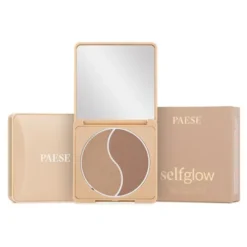 Paese Selfglow, prasowany puder brązujący, medium, 6 g