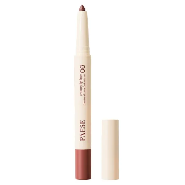 Paese Tasty Lips, kremowa konturówka do ust, 06 Crown Brown, 0,6 g