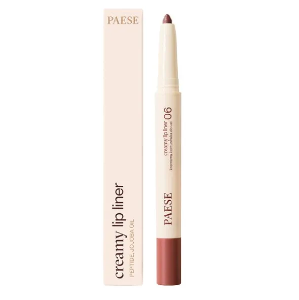 Paese Tasty Lips, kremowa konturówka do ust, 06 Crown Brown, 0,6 g