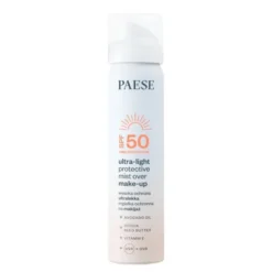 Paese, ultralekka mgiełka ochronna na makijaż SPF50, 75 ml