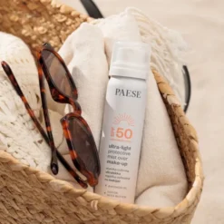 Paese, ultralekka mgiełka ochronna na makijaż SPF50, 75 ml