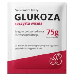 PahrmaDot Glukoza, soczysta Wiśnia, proszek, 75 g