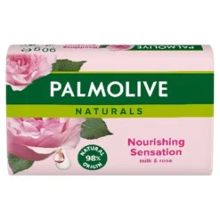 Palmolive Naturals Nourishing Sens, mydło, mleko i róża, 90 g