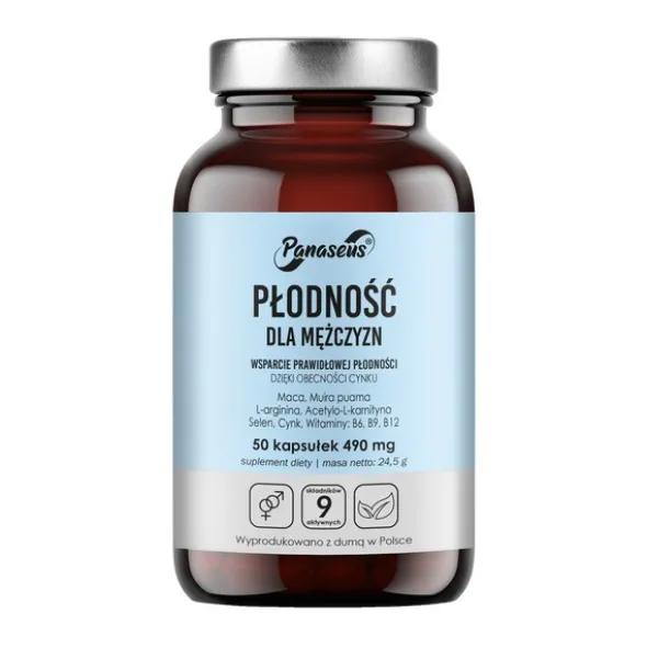Panaseus Płodność dla mężczyzn, kapsułki, 50 szt.