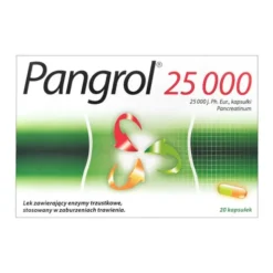 Pangrol, 25 000 j., kapsułki, 20 szt., (blistry)