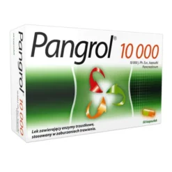 Pangrol, 10 000 j., kapsułki, 50 szt. (blistry)
