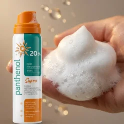 Panthenol 20% Supra, pianka, nawilżająco-łagodząca, 150 ml