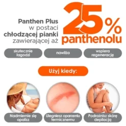Panthen Plus, pianka 25%, 150 ml