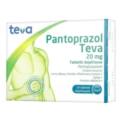Pantoprazol Teva, 20 mg, tabletki dojelitowe, 14 szt.