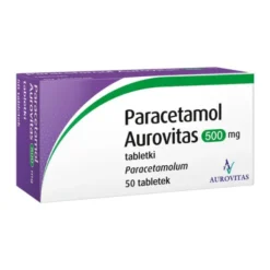 Paracetamol Aurovitas, 500 mg, tabletki, 50 szt.