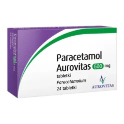 Paracetamol Aurovitas, 500 mg, tabletki, 24 szt.