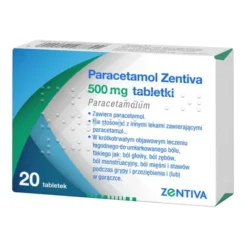 Paracetamol Zentiva, 500 mg, tabletki, 20 szt.