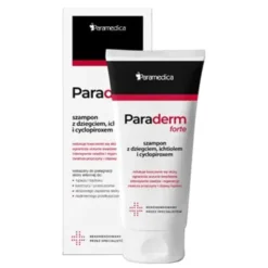 Paraderm forte, szampon z dziegciem, ichtiolem i cyclopiroxem, 150 g