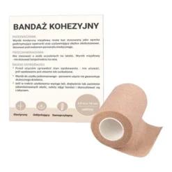 Paso, bandaż kohezyjny, 10 cm x 4,5 m, cielisty, 1 szt.
