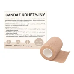 Paso, bandaż kohezyjny, 7,5 cm x 4,5 m, cielisty, 1 szt.