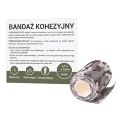 Paso, bandaż kohezyjny, 7,5 cm x 4,5 m, moro, 1 szt.