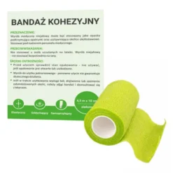 Paso, bandaż kohezyjny, 10 cm x 4,5 m, zielony, 1 szt.