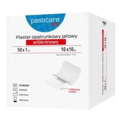 Pasocare Med, plaster opatrunkowy, jałowy, 10 cm x 10 cm, 50 szt.
