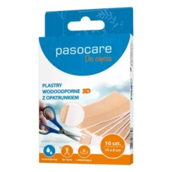 Pasocare Plus 3D, plastry z opatrunkiem, 1 m x 8 cm, 10 szt.