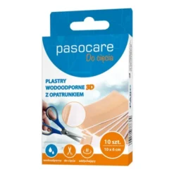 Pasocare Plus 3D, plastry z opatrunkiem, 1 m x 6 cm, 10 szt.