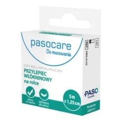Pasocare, przylepiec włókninowy, 5 m x 1,25 cm, 1 szt. (rolka)