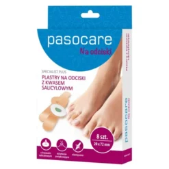 Pasocare Specialist Plus, plastry na odciski z kwasem salicylowym, 8 szt.