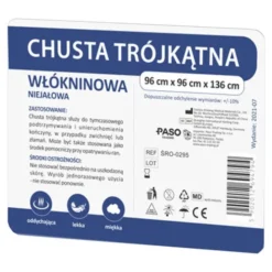 Paso, chusta trójkątna, włókninowa, niejałowa, 1 szt.