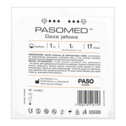 Pasomed, gaza jałowa, bawełniana, 17-nitkowa, 1 m2, 1 szt.