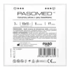 Pasomed, Kompresy gazowe jałowe, 17-nitkowe, 8-warstwowe, 10 cm x 10 cm, 3 szt.