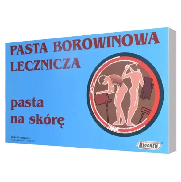 Pasta borowinowa lecznicza (Borowina lecznicza), pasta na skórę, 5 szt.