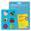 Patch Holic Fruit, kolorowe płatki łagodzące do twarzy, 12 g