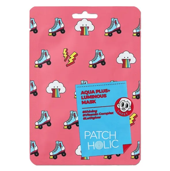 Patch Holic, rozświetlająca maska z kompleksem witamin i kwasem hialuronowym, 20 ml