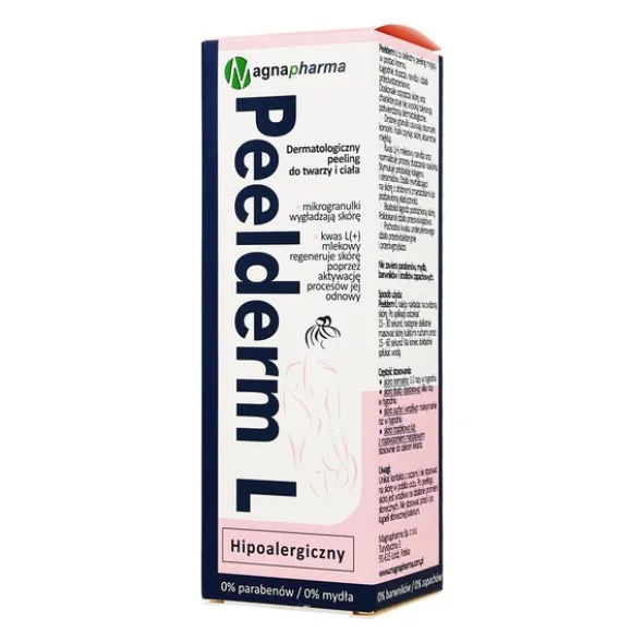 Peelderm L, peeling dermatologiczny do twarzy i ciała, 100 ml