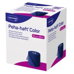 Peha-haft Color, opaska podtrzymująca, kohezyjna, niebieska, 10 cm x 20 m, 1 szt.