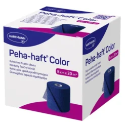 Peha-haft Color, opaska podtrzymująca, kohezyjna, niebieska, 8 cm x 20 m ,1 szt.