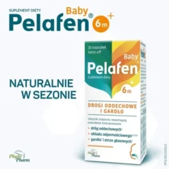 Pelafen Baby 6m+, kapsułki twist-off, 20 szt.