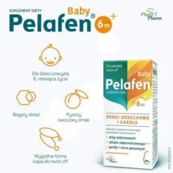 Pelafen Baby 6m+, kapsułki twist-off, 20 szt.
