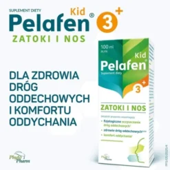 Pelafen Kid 3+ Zatoki i Nos, płyn, 100 ml