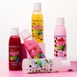 Perfecta Bubble Tea, skoncentrowany żel pod prysznic, Exotic Fruits + Czarna Herbata, 100 ml