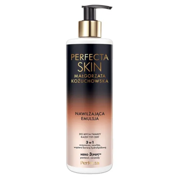 Perfecta Skin Małgorzata Kożuchowska, emulsja nawilżająca do mycia twarzy, 300 ml