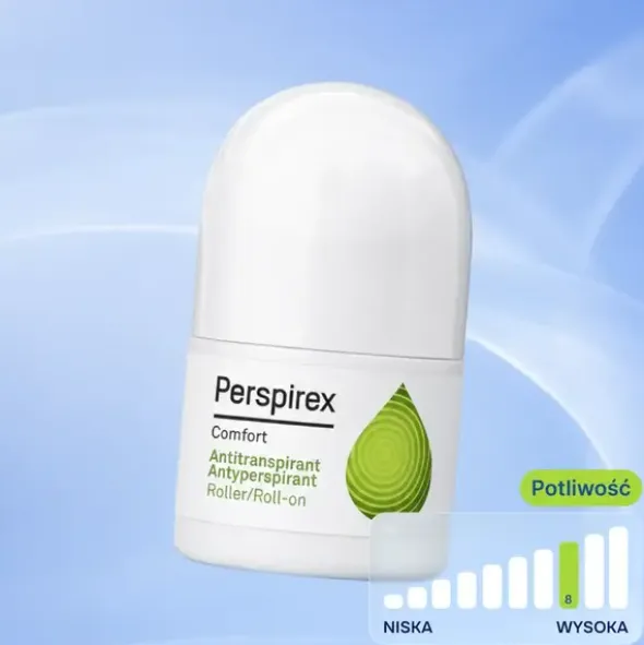 Perspirex Comfort, antyperspirant, roll-on, 20 ml