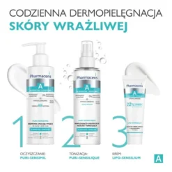 Pharmaceris A Lipo-Sensilium, odżywczy krem lipidowy z niacynamidem do twarzy, 50 ml