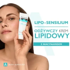 Pharmaceris A Lipo-Sensilium, odżywczy krem lipidowy z niacynamidem do twarzy, 50 ml